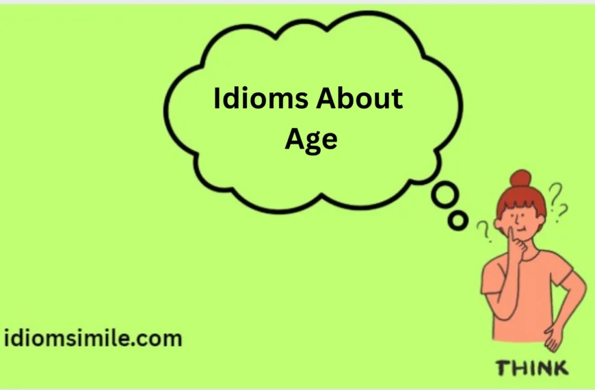 Idioms About Age