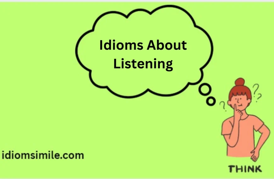 Idioms About Listening