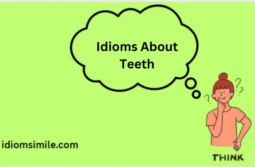 Idioms About Teeth