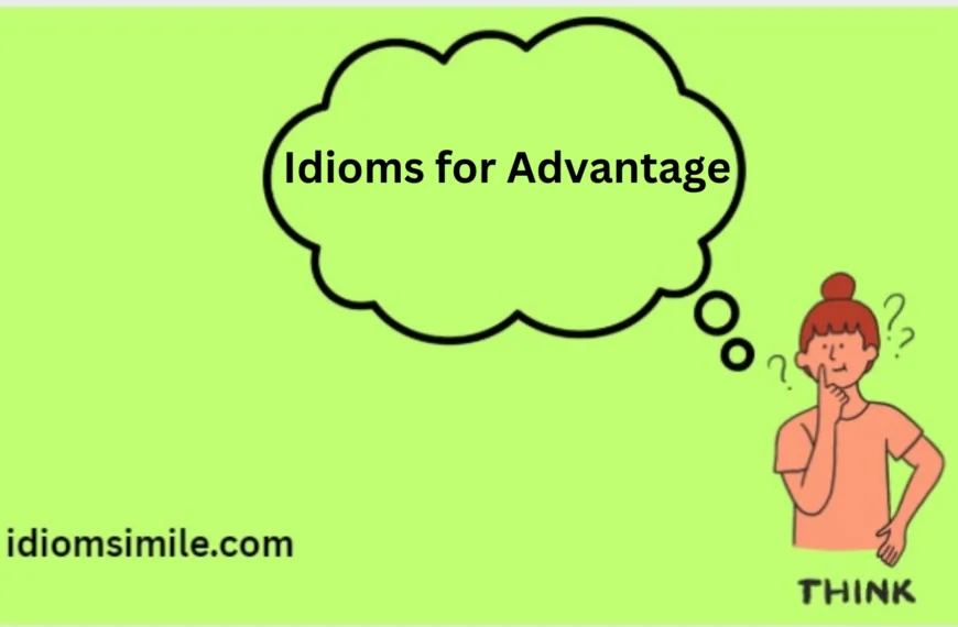 Idioms for Advantage