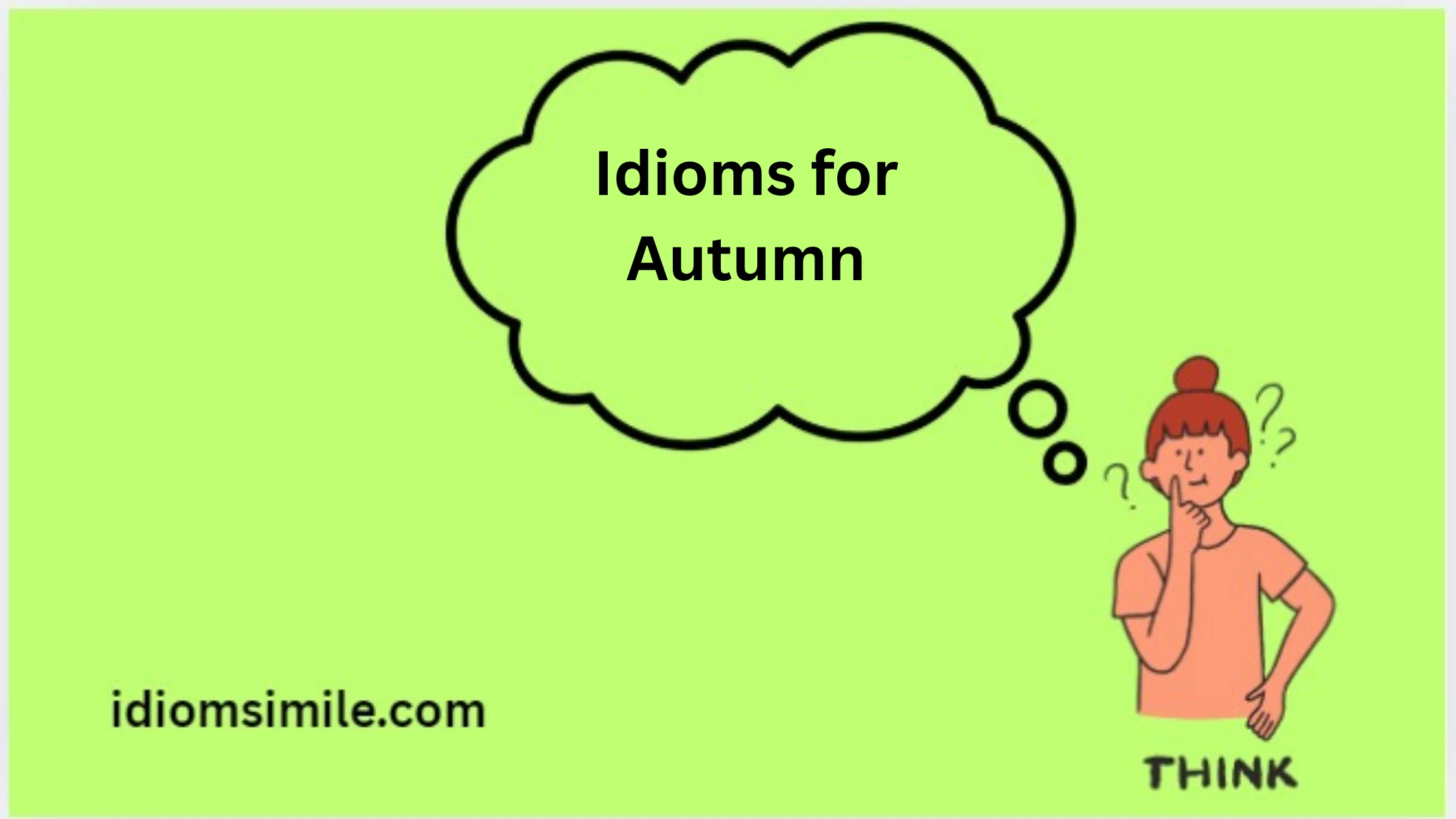 Idioms for Autumn