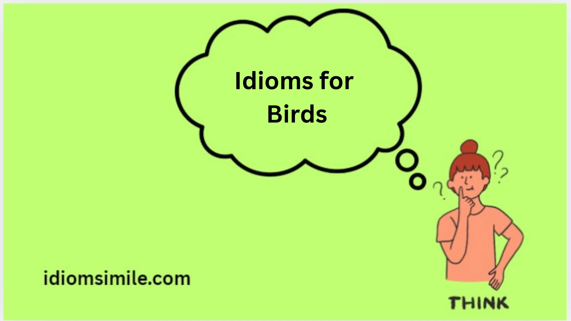 Idioms for Birds