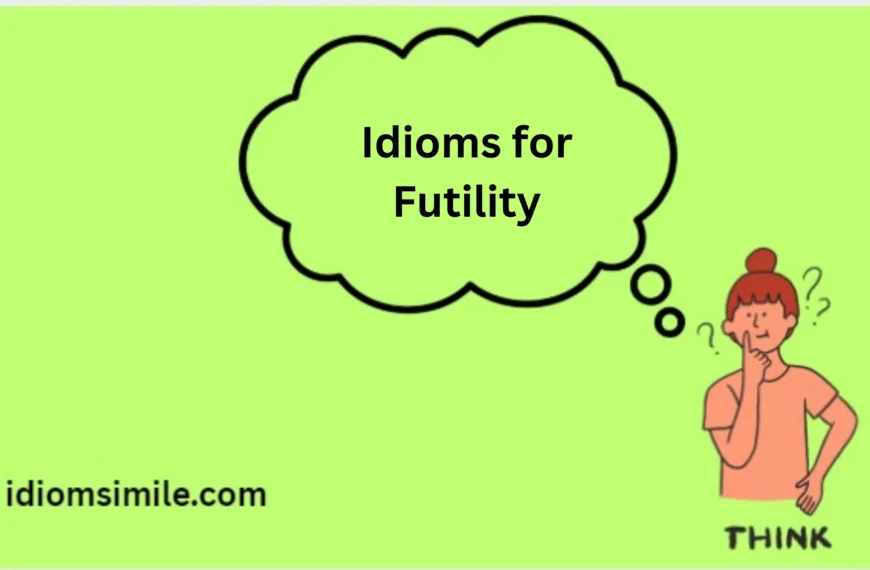 Idioms for Futility