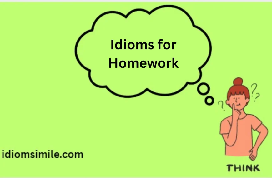 Idioms for Homework