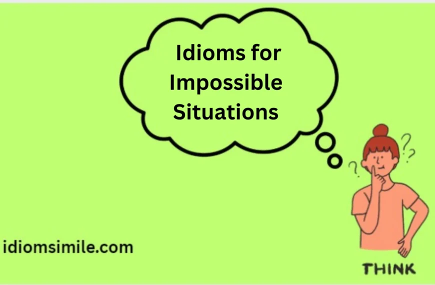 Idioms for Impossible Situations