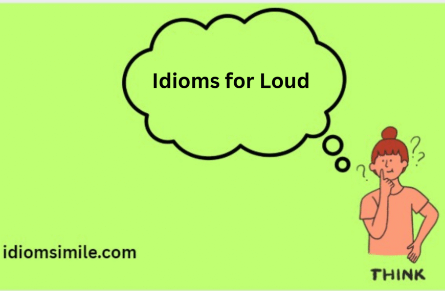 Idioms for Loud