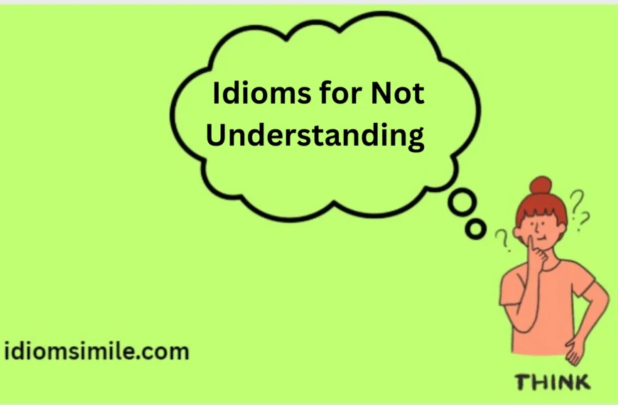 Idioms for Not Understanding