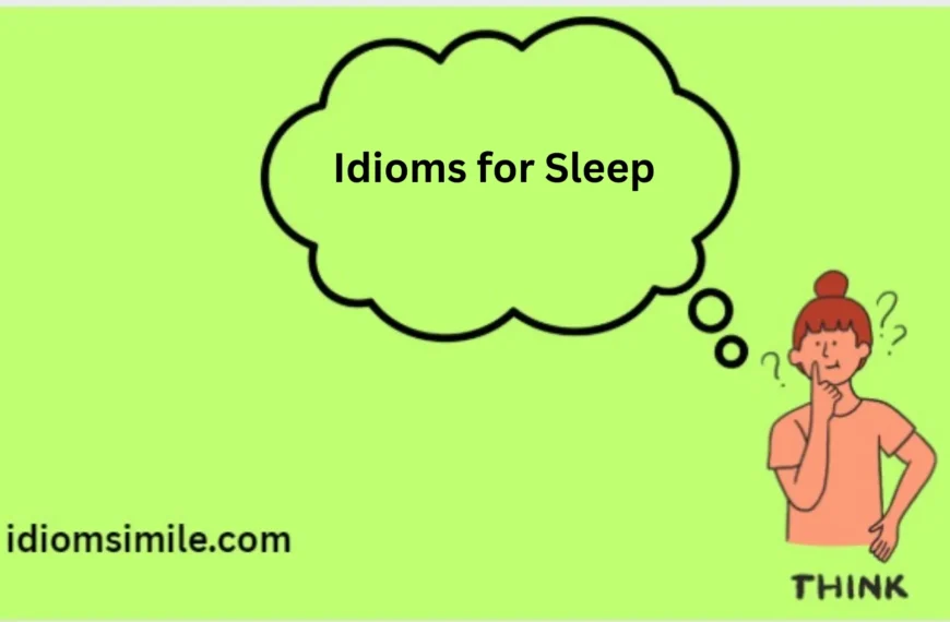 Idioms for Sleep