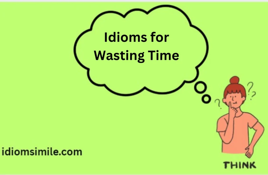 Idioms for Wasting Time