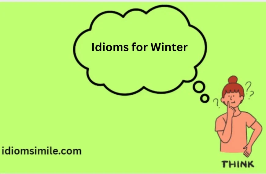 Idioms for Winter