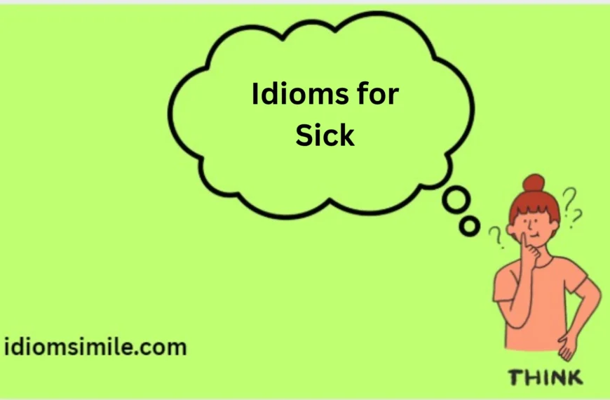 Idioms for Sick