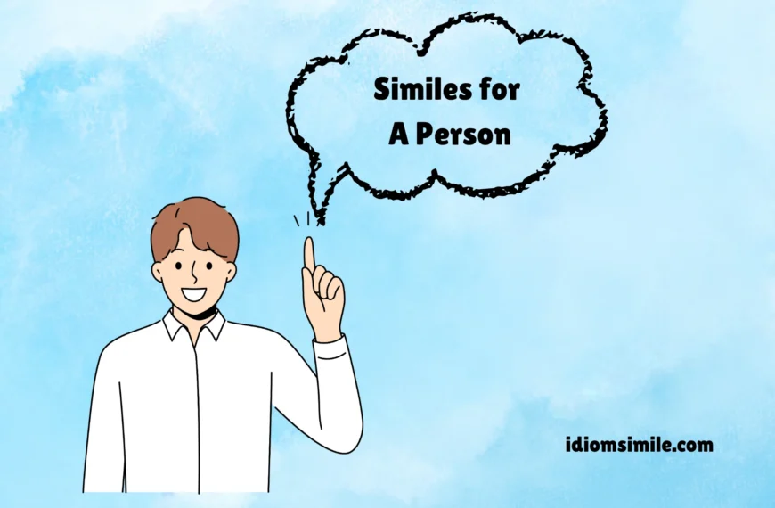 Similes for A Person