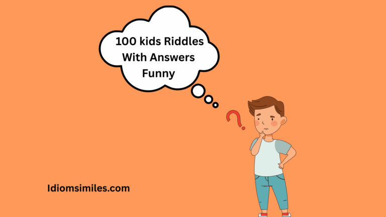 100 Funny Kids Riddles with Answers