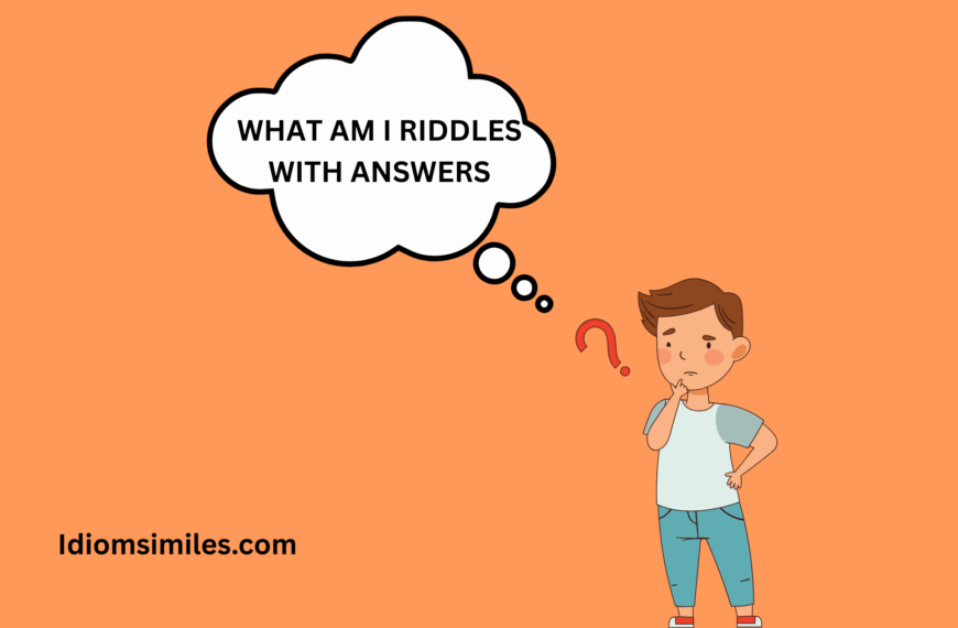 what am i riddles with answers