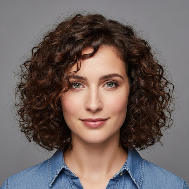 Classic Shoulder Length Curls